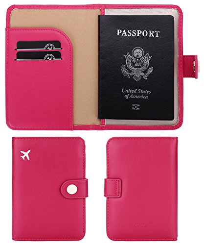 Hot Pink Passport Holder