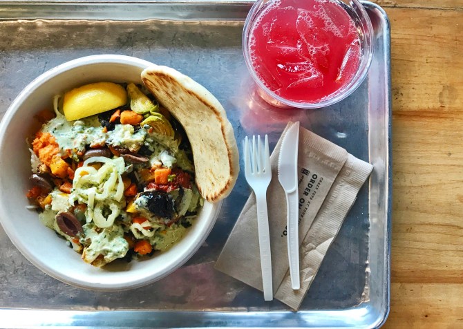 Cava Supergreens Bowl with Winter Veggie Medley